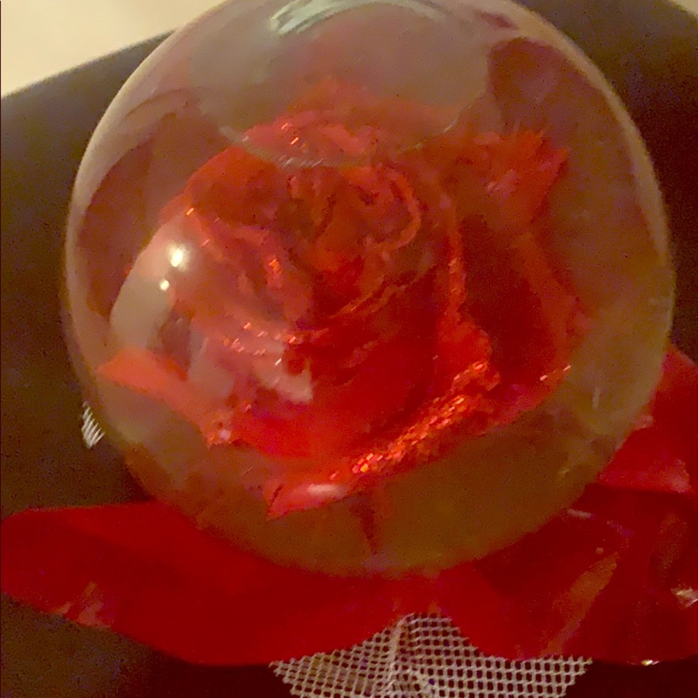 It is a glass rose